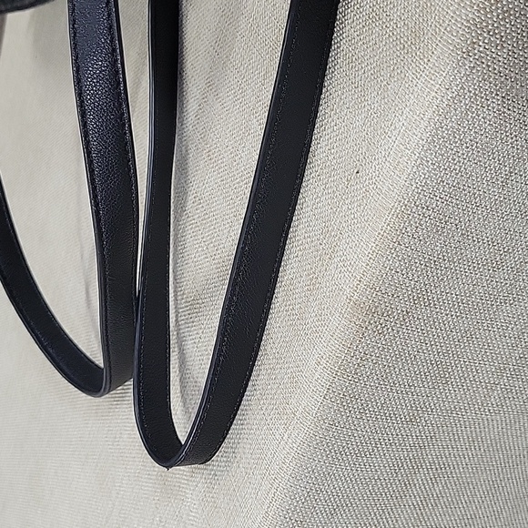 Free People Black Linen Tote Shoulder Bag - Picture 4 of 10